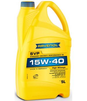 Моторное масло RAVENOL SVP Standart Viscosity Performance Oil 15W-40, 5л