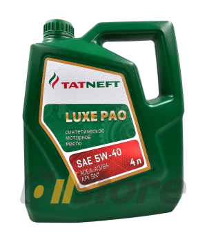 Моторное масло Татнефть LUXE PAO 5W-40, 4л