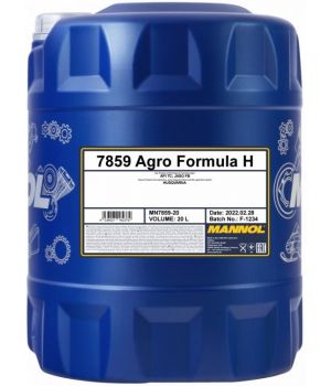 Моторное масло для садовой техники MANNOL 7859 AGRO FORMULA H, 20л