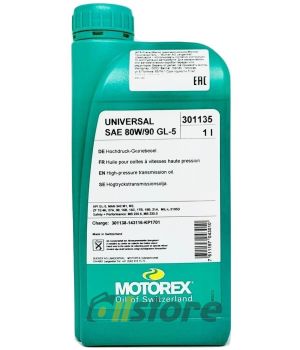 Трансмиссионное масло MOTOREX GEAR OIL UNIVERSAL 80W-90 GL-5, 1л