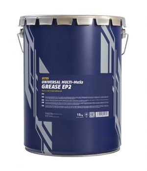 Универсальная литиевая смазка MANNOL 8028/8115 EP-2 Multi MoS2 GREASE EP2, 18кг