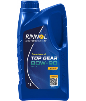 Трансмиссионное масло RINNOL TOP GEAR 80W-90 GL-5, 1л