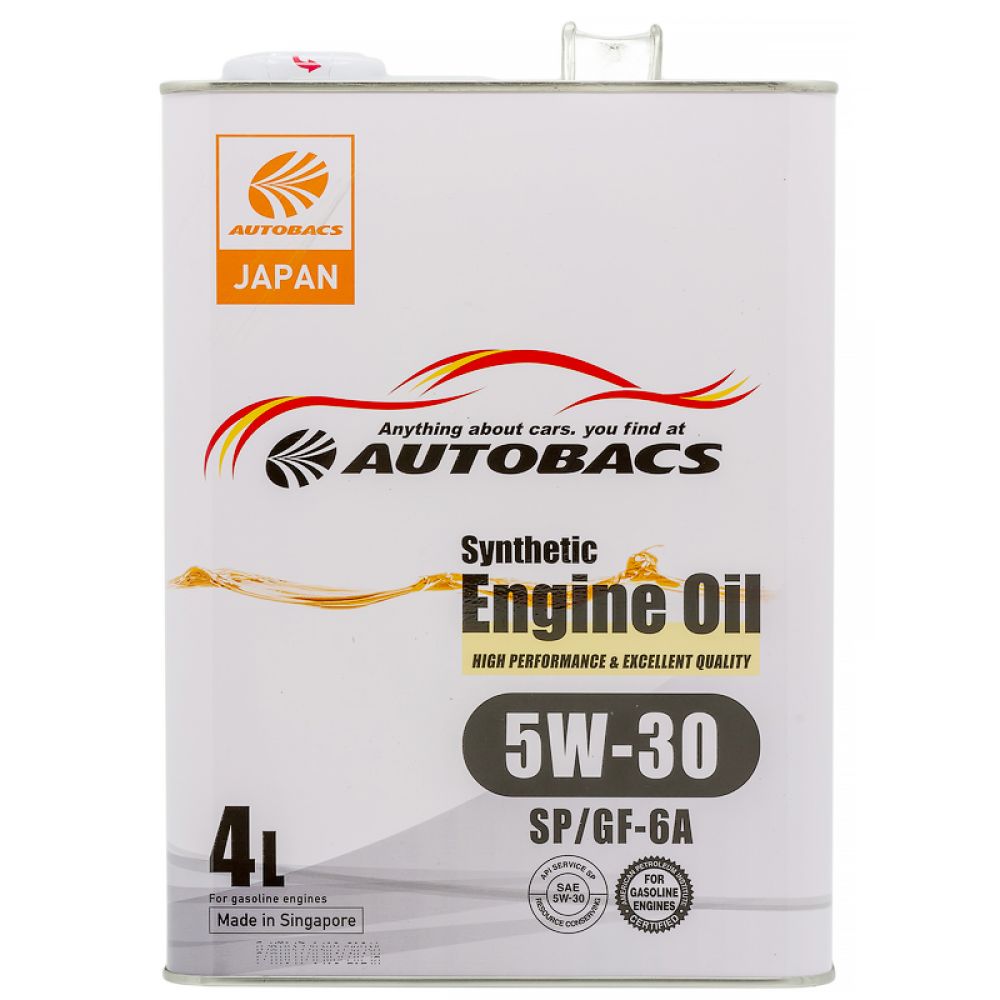 Моторное масло AUTOBACS Fully Synthetic 5W-30 SP/GF-6A, 4л