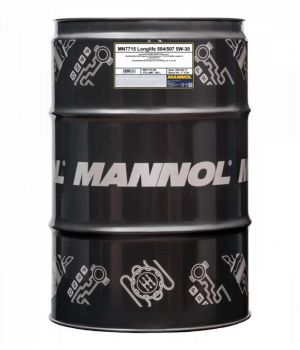 Моторное масло MANNOL 7715 LONGLIFE 504/507 5W-30, 208л