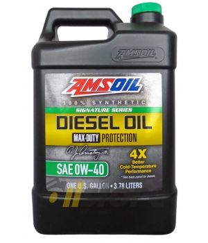 Моторное масло AMSOIL Max-Duty Synthetic Diesel Oil 0W-40, 3.78л