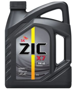 Моторное масло ZIC X7 5W-40, 4л