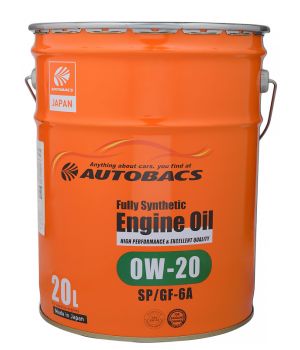 Моторное масло AUTOBACS Fully Synthetic 0W-20 SP/GF-6A, 20л