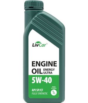 Моторное масло LIVCAR ENGINE OIL ENERGY ULTRA 5W-40 API SP/CF, 1л