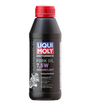 Масло для вилок и амортизаторов LIQUI MOLY Motorbike Fork Oil Medium/Light 7,5W, 0,5л