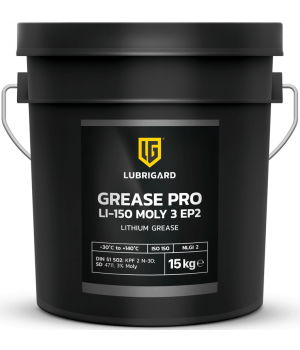 Смазка LUBRIGARD GREASE PRO LI-150 MOLY 3 EP2, 15кг