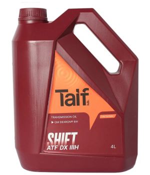 Трансмиссионное масло TAIF SHIFT ATF DX IIIH, 4л