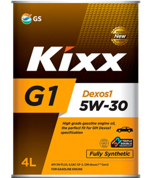 Моторное масло Kixx G1 Dexos1 SN Plus 5W-30, 4л