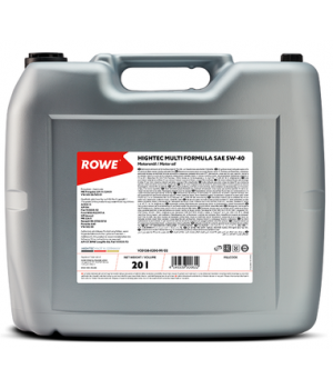 Моторное масло ROWE HIGHTEC MULTI FORMULA 5W-40, 20л