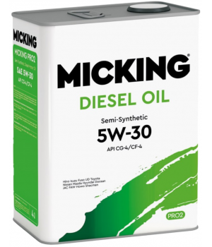 Моторное масло MICKING Diesel Oil PRO2 5W-30 CG-4/CF-4, 4л