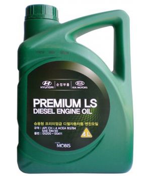 Моторное масло Hyundai/Kia Premium LS Diesel Engine Oil 5W-30 CH-4, 4л