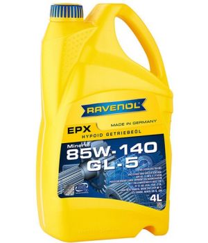 Трансмиссионное масло RAVENOL Getriebeoel EPX 85W-140 GL 5, 4л