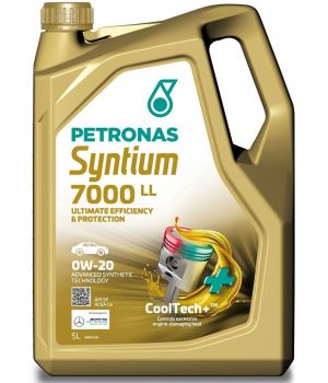 Моторное масло Petronas Syntium 7000 LL 0W-20, 5л
