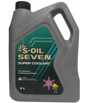 Антифриз S-OIL SUPER COOLANT зеленый (концентрат), 3л