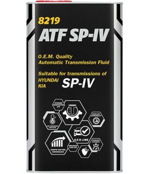 Трансмиссионное масло MANNOL 8219 ATF SP-IV (Metal), 1л
