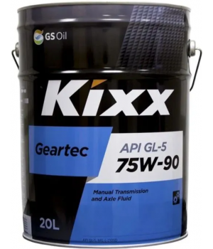 Трансмиссионное масло Kixx Geartec GL-5 75W-90, 20л