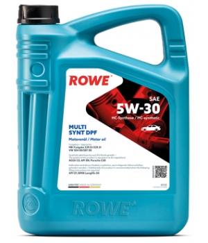 Моторное масло ROWE HIGHTEC MULTI SYNT DPF 5W-30, 4л