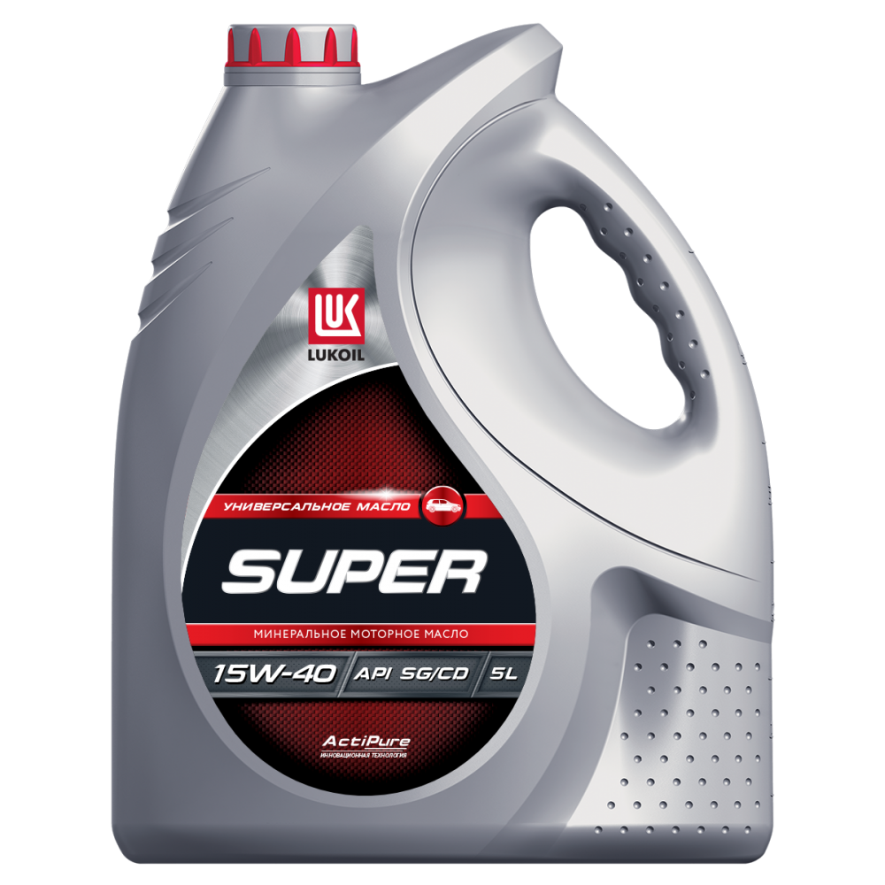 Моторное масло Лукойл Супер 15W-40, 5л