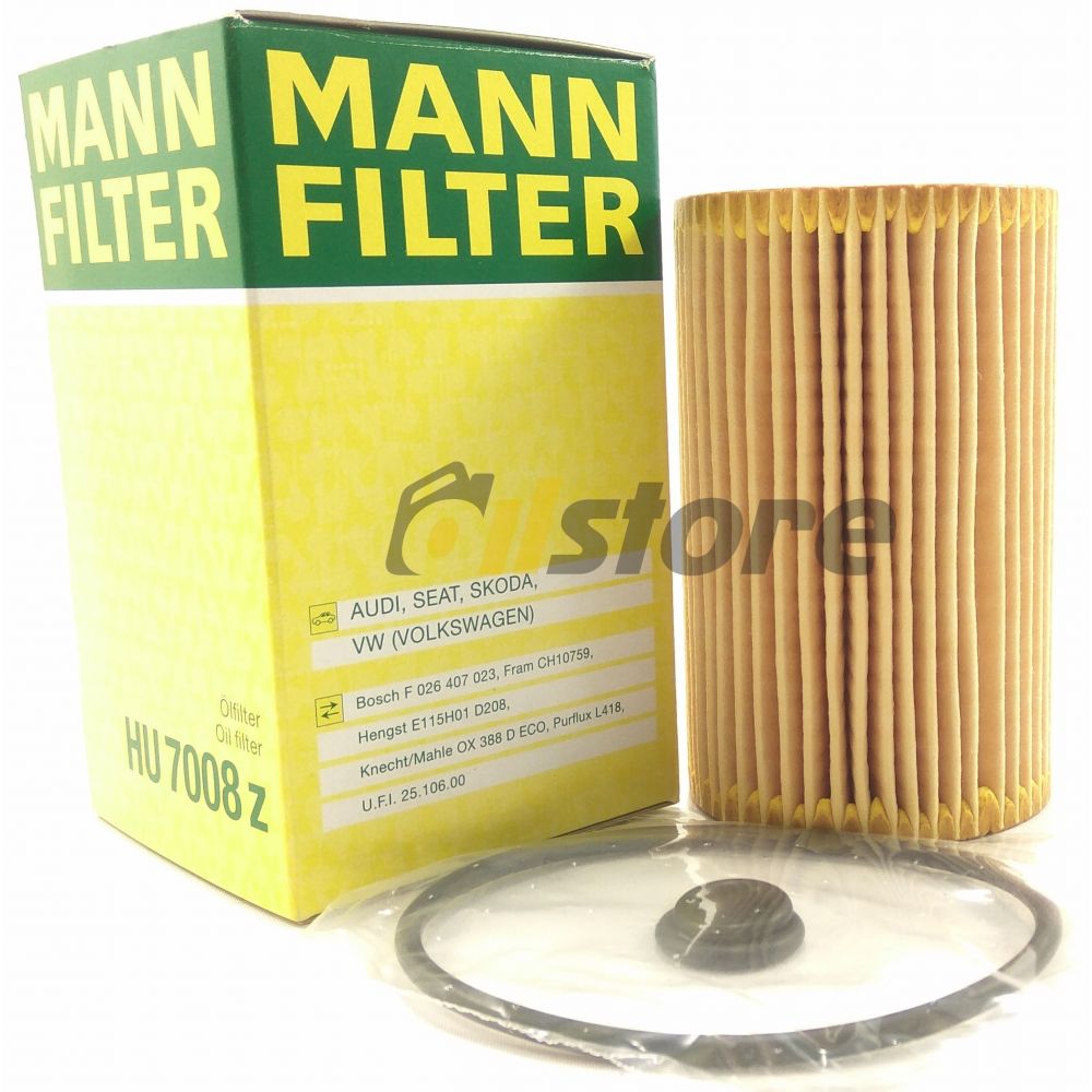 Масляный фильтр MANN-FILTER HU 7008 z — купить в интернет-магазине