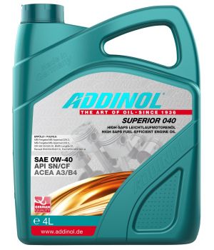 Моторное масло ADDINOL Superior 040 0W-40, 4л