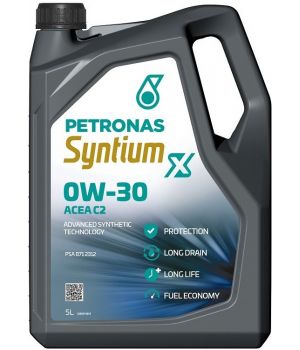 Моторное масло Petronas Syntium X 0W-30 C2, 5л