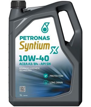 Моторное масло Petronas Syntium X 10W-40 A3/B4, 5л