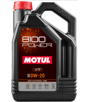 Моторное масло MOTUL 8100 Power 0W-20, 5л