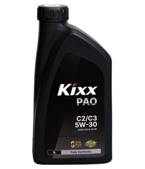 Моторное масло Kixx PAO C3 5W-30, 1л