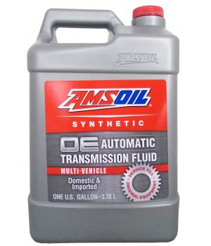 Трансмиссионное масло AMSOIL OE Multi-Vehicle Synthetic Automatic Transmission Fluid, 3,78 л