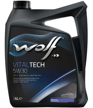 Моторное масло WOLF VITALTECH 5W-30, 4л