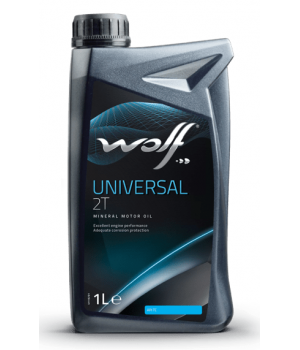 Моторное масло Wolf UNIVERSAL 2T, 1л