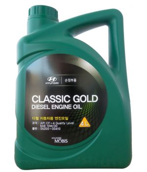 Моторное масло Hyundai/Kia Classic Gold Diesel Engine Oil 10W-30 CF-4, 4л