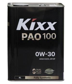 Моторное масло Kixx PAO 1 SP 0W-30, 4л
