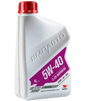 Моторное масло ВМПАВТО 3-SN 5W-40 (A3/B4), 1л