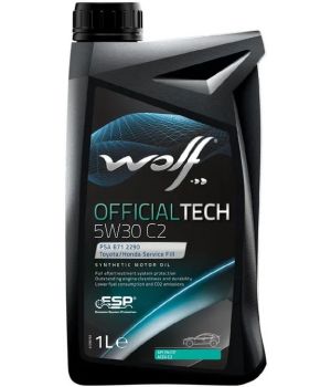 Моторное масло WOLF OFFICIALTECH C2 5W-30, 1л