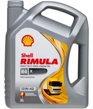 Моторное масло Shell Rimula R4 X 15W-40, 5л