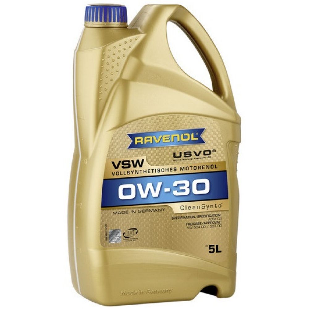 Моторное масло RAVENOL VSW 0W-30, 5л
