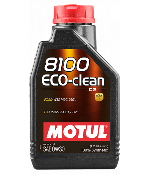 Моторное масло MOTUL 8100 Eco-clean 0W-30, 1л