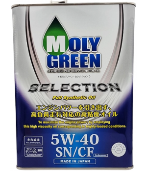 Моторное масло MolyGreen Selection​​​​​​​ SN/CF 5W-40, 4л
