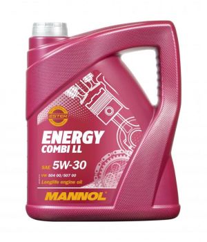 Моторное масло MANNOL 7907 ENERGY COMBI LL 5W-30, 5л