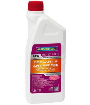 Антифриз RAVENOL LTC Protect C12++ Concentrate, 1,5л