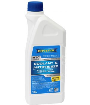 Антифриз RAVENOL HTC Protect MB 325.0 Premix -40C, 1,5л