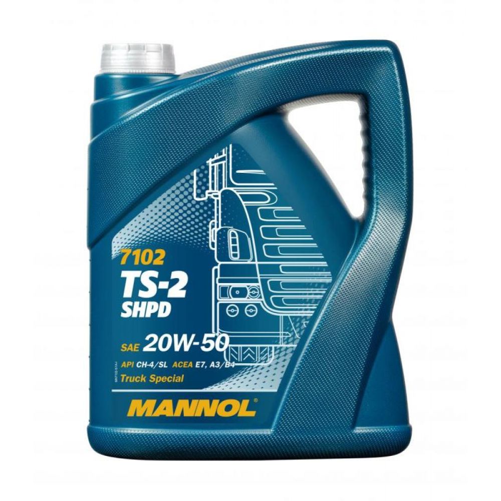 Моторное масло MANNOL 7102 TS-2 SHPD 20W-50, 5л - цены и характеристики |  Купить в интернет-магазине автомобильных масел OIL-STORE.RU