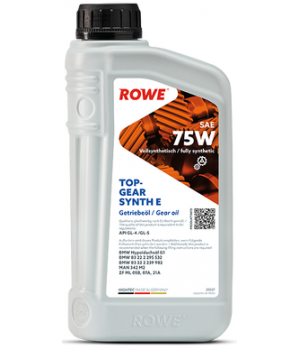 Трансмиссионное масло ROWE HIGHTEC TOPGEAR SYNTH E 75W, 1л