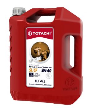 Моторное масло TOTACHI NIRO Optima PRO Synthetic 5w-40, 4л