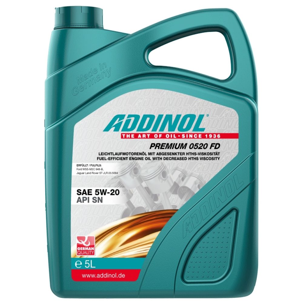 Моторное масло ADDINOL Premium 0520 FD 5W-20, 5л